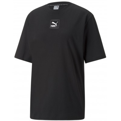 Женская футболка Puma Brand Love Relaxed Tee Puma Black S