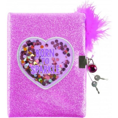 Блокнот Make It Real Born To Sparkle Glitter Journal (36037M)