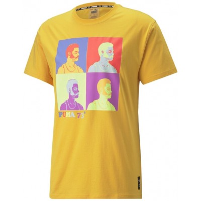 Мужская футболка Puma Rebound Ss Tee 6 Spectra Yellow L