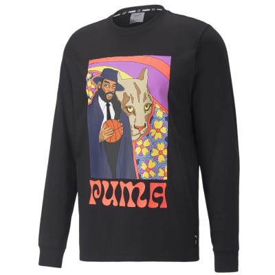 Мужской свитер Puma Run It Back Ls Tee 3 Puma Black S