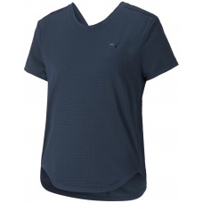 Tricou de dame Puma Studio Waffle Tee Marine Blue M