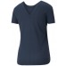 Tricou de dame Puma Studio Waffle Tee Marine Blue XS