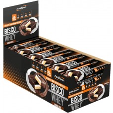 Batoane proteice EthicSport Bisco Whey 18pcs Chocolate