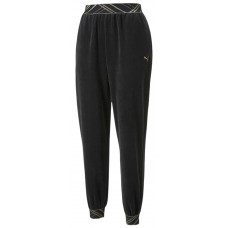 Женские спортивные штаны Puma Deco Glam Velour Pant Puma Black L