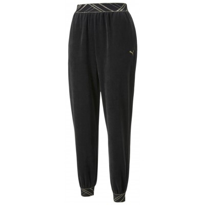 Женские спортивные штаны Puma Deco Glam Velour Pant Puma Black L