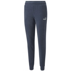 Женские спортивные штаны Puma Ess+ Velour Pants Cl Evening Sky M