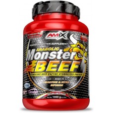 Proteină Amix Anabolic Monster Beef 1000g Strawberry & Banana