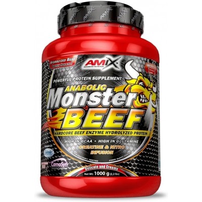 Proteină Amix Anabolic Monster Beef 1000g Strawberry & Banana