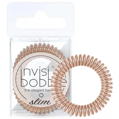 Резинка для волос Invisibobble Slim Of Bronze and Beads 3pcs