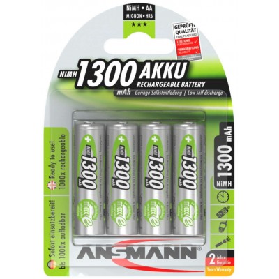 Baterie Ansmann NiMH AA HR6 1300mAh 4pcs (5030792)