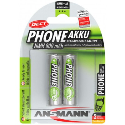 Baterie Ansmann NiMH AA HR6 800mAh 2pcs (5030902)