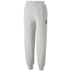 Pantaloni spotivi de dame Puma Vogue Relaxed Sweatpants Tr Light Gray Heather L