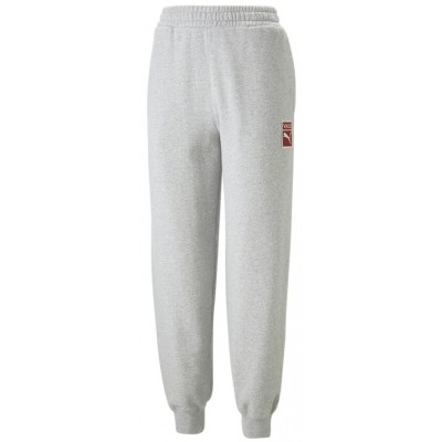 Женские спортивные штаны Puma Vogue Relaxed Sweatpants Tr Light Gray Heather L