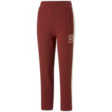 Pantaloni spotivi de dame Puma Vogue T7 Pants Dk Intense Red XS