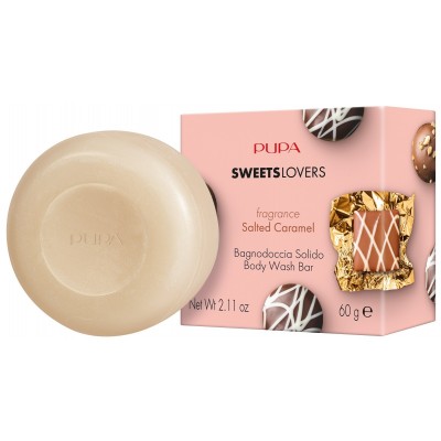 Парфюмерное мыло Pupa Sweet Lovers Body Wash Bar Salted Caramel 60g