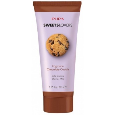 Женский гель для душа Pupa Sweets Lovers Chocolate Cookie Shower Milk 200ml