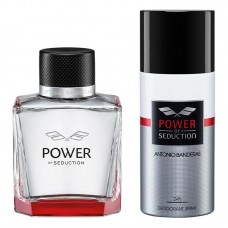 Парфюмерный набор для него Antonio Banderas Power of Seduction EDT 100ml + Deo Spray 150ml.