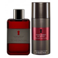 Set de parfumuri pentru el Antonio Banderas The Secret Temptation EDT 100ml + Deo Spray 150ml