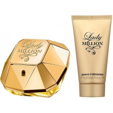 Парфюмерный набор для неё Paco Rabanne Lady Million Set EDP 50ml + Body Lotion 75ml