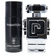 Парфюмерный набор для него Paco Rabanne Phantom EDT 100ml + Deo Spray 150ml