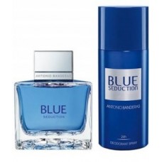 Парфюмерный набор для него Antonio Banderas Blue Seduction EDT 100ml + Deo 150ml