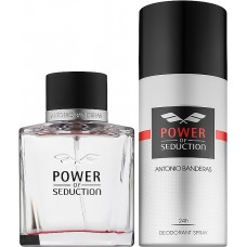 Парфюмерный набор для него Antonio Banderas Power of Seduction EDT 100ml + Deo 150ml