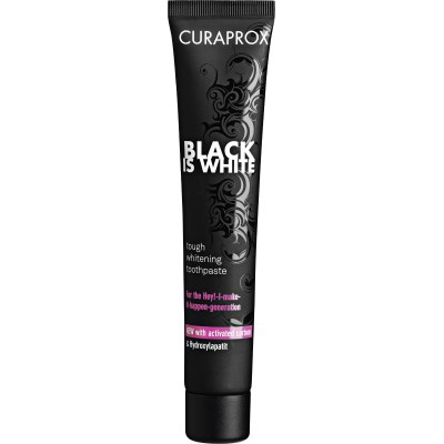 Pastă de dinţi Curaprox Black is White 90ml