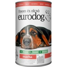 Hrană umedă pentru câini Eurodog Adult Dog Beef 1.24kg