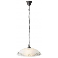 Lustră Brilliant Pendelleuchte Murcia Messing-Antik 02170/31