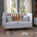 Кроватка Bambini 3in1 Como White & Rosewood
