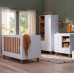 Кроватка Bambini 3in1 Como White & Rosewood