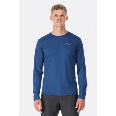 Мужская толстовка Rab Force LS Tee M Nightfall Blue