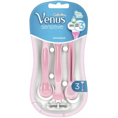 Станок для бритья Gillette Venus Sensitive 3pcs