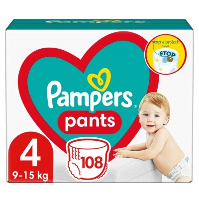 Подгузники Pampers Pants Maxi 4/108pcs