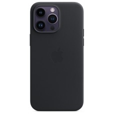 Чехол Apple iPhone 14 Pro Leather Case with MagSafe Midnight (MPPG3)