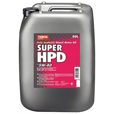 Моторное масло Teboil Super HPD SAE 5W-40 20L