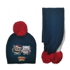 Набор из шапки и шарфа Dormeo Emotion Owl Hat & Scarf Set Blue