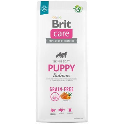 Hrană uscată pentru câini Brit Care Dog Grain Free Puppy Salmon 12kg