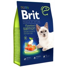 Hrană uscată pentru pisici Brit Premium By Nature Cat Sterilized Salmon 1.5kg