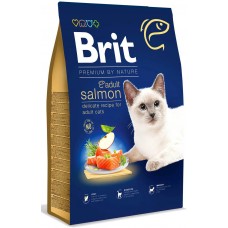 Hrană uscată pentru pisici Brit Premium By Nature Cat Adult Salmon 1.5kg