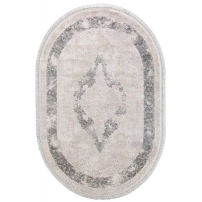 Ковёр Made in Turkey Aysil Grey (1716A_A1434) 2.00x2.90cm Oval