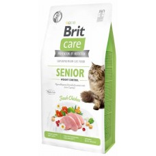 Hrană uscată pentru pisici Brit Care Grain Free Senior Weight Control 2kg