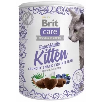 Snackuri pentru pisici Brit Care Snack Superfruits Kitten 100g