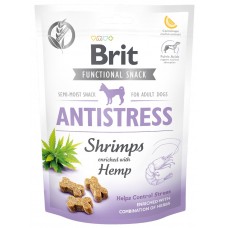 Snackuri pentru câini Brit Care Dog Functional Snack Antistress Shrimps 150g