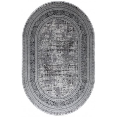 Ковёр Made in Turkey Zynet Bone/Grey (2436A_A4321) 2.00x2.90m Oval