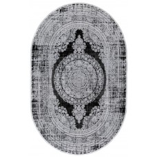 Ковёр Made in Turkey Zynet Bone/Black (2437D_A4324) 2.00x2.90m Oval