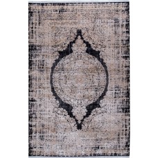 Ковёр Made in Turkey Zynet Bone/Black (2437D_A4324) 0.80x1.50m